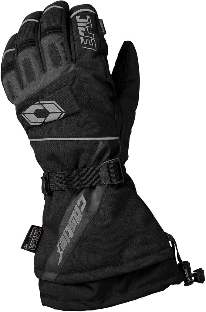 Castle X Men's Epic Plus Glove in Black/Charcoal, Size 3X-Large