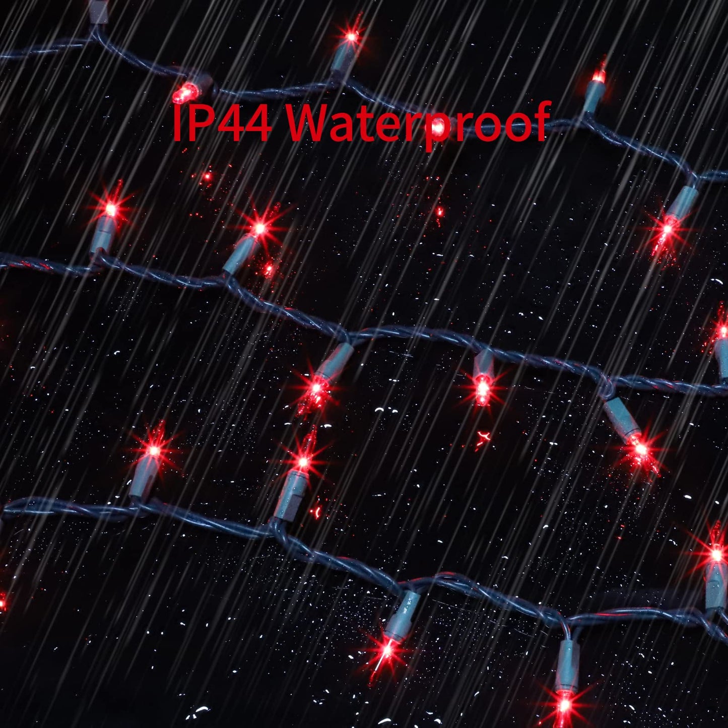 Glownova Green Wire Red Incandescent Bulb 100 Mini String Lights For Indoor Christmas Tree Garland Birthday Wedding Party Festival Decoration