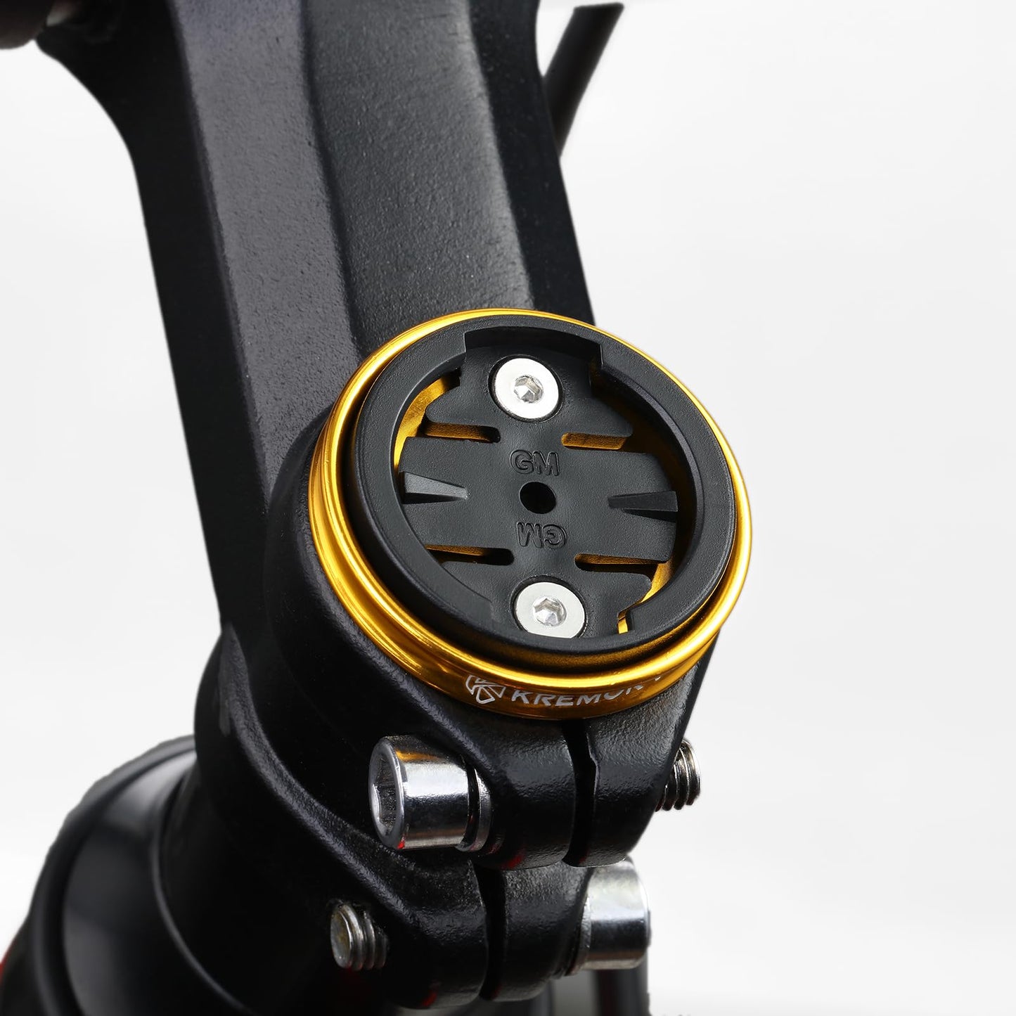 Kremorv Bike Stem Top Cap Computer Mount Bicycle Stem Headset Mount For Garmin Edge