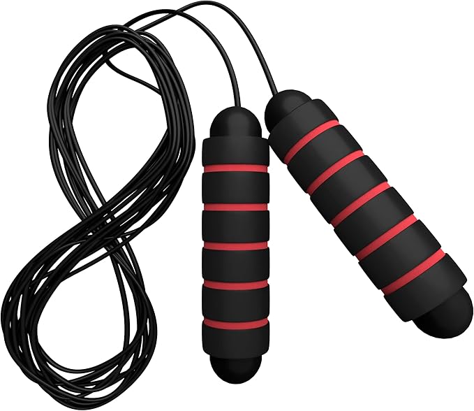 Rmg8 Fit Dynamic Agility Jumping Rope with Smooth Rotation and Adjustable Length, Ideal for Women, Men, and Kids, Enhanced...