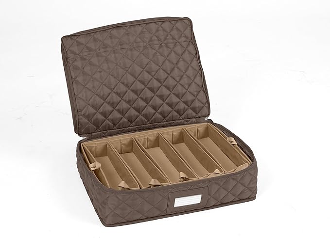 Flatware Storage - Washable and Stain Resistant, ID Window, Kitchen Storage, Bronze