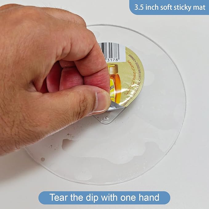 One-Handed Jar Opener, Washable Reusable Sticky Mat and Rubber Gripper for Seniors, Arthritis, and Disabled – Portable Kitchen Tool for Easy Bottle Opening