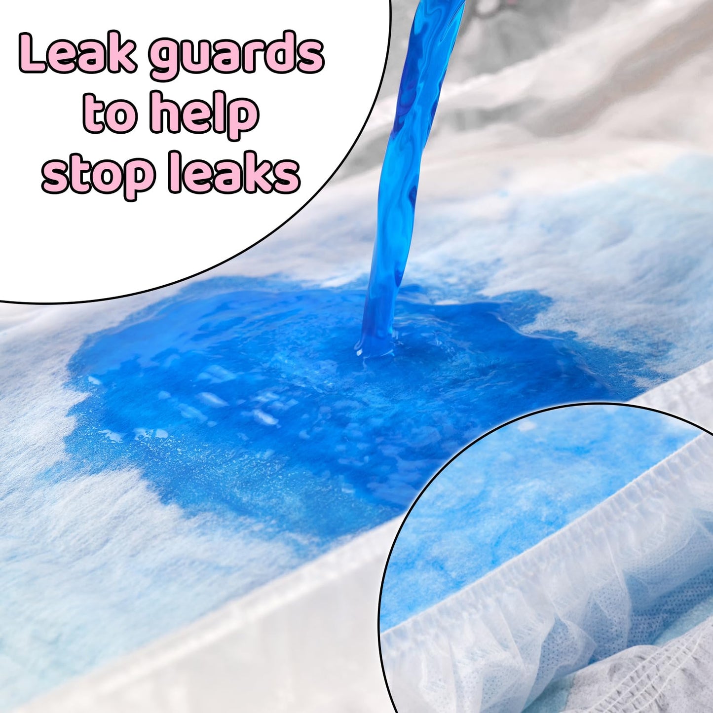 Littleforbig Ultra Absorbent 7000 mL Adult Printed Diaper 10 Pieces - Goth Brat (Large 36"-48")