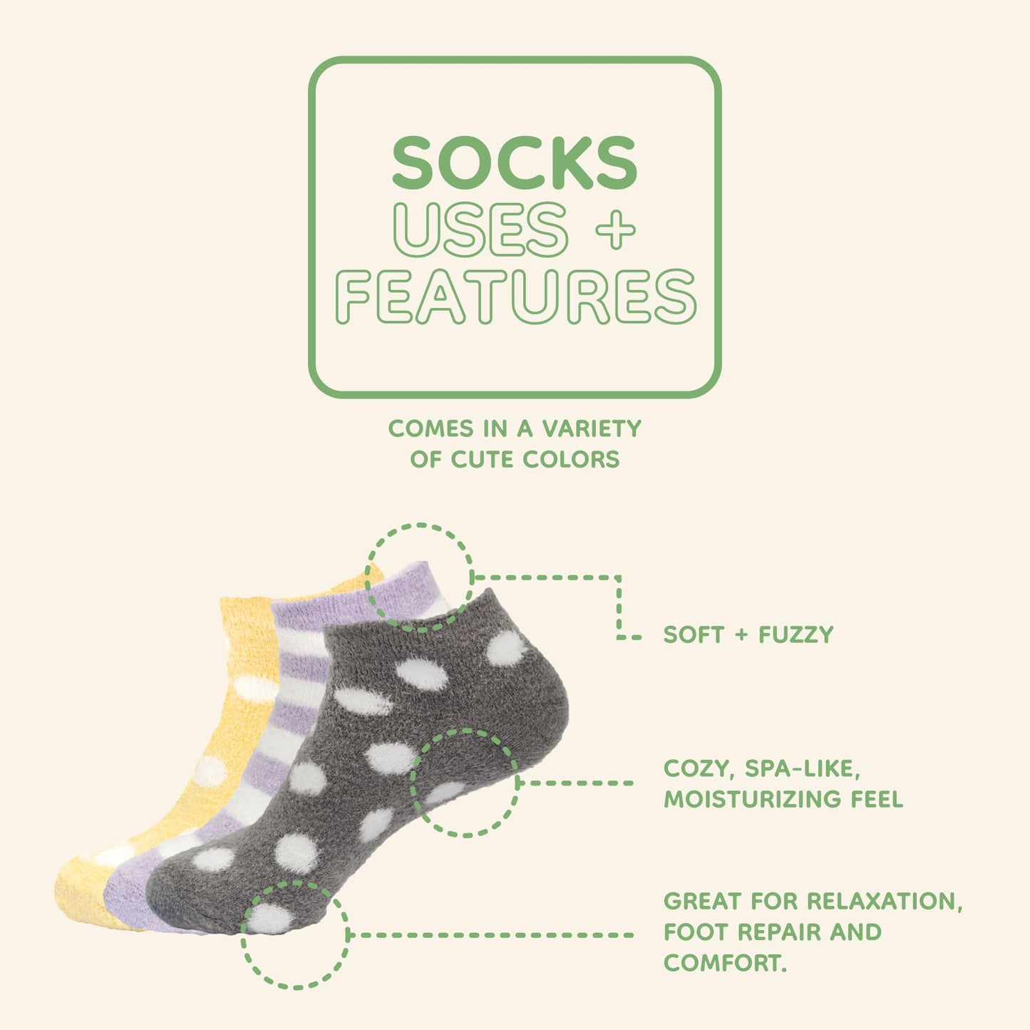 BambooMN Women's X-Large Fuzzy Soft Aloe Infused Fuzzy Nylon Spa Socks, Navy, 3 Pairs