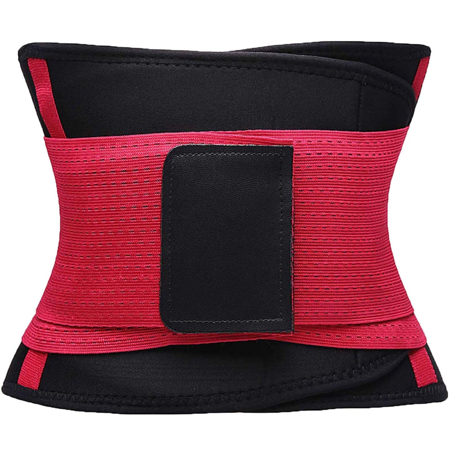 VENUZOR Waist Trainer Belt for Women - Waist Cincher Trimmer - Slimming Body Shaper Belt - Sport Girdle Belt (UP Graded)(Rose Red,Large)