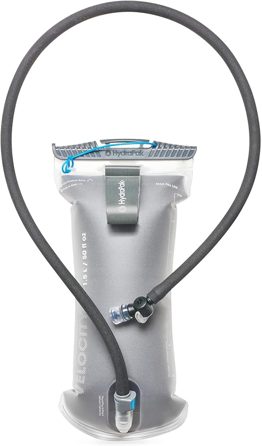 HydraPak Velocity IT (1.5L or 2L Hydration Reservoir) - Insulated Water Bladder/Reservoir for Hydration Pack – Self-Sealin...