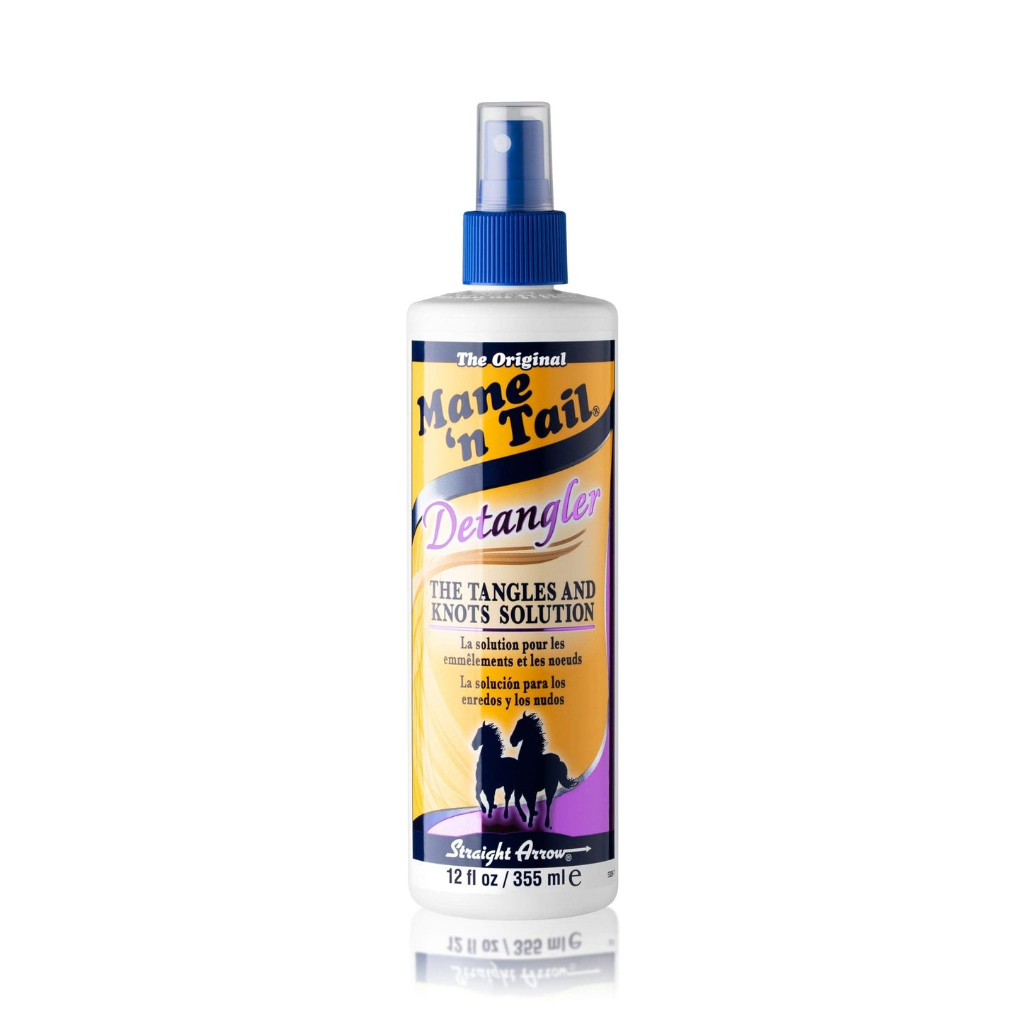 Mane 'n Tail Detangler 12 oz - pH Balanced Formula to Eliminate Tangles, Knots & Split Ends, Adds Shine and Improves Manageabili