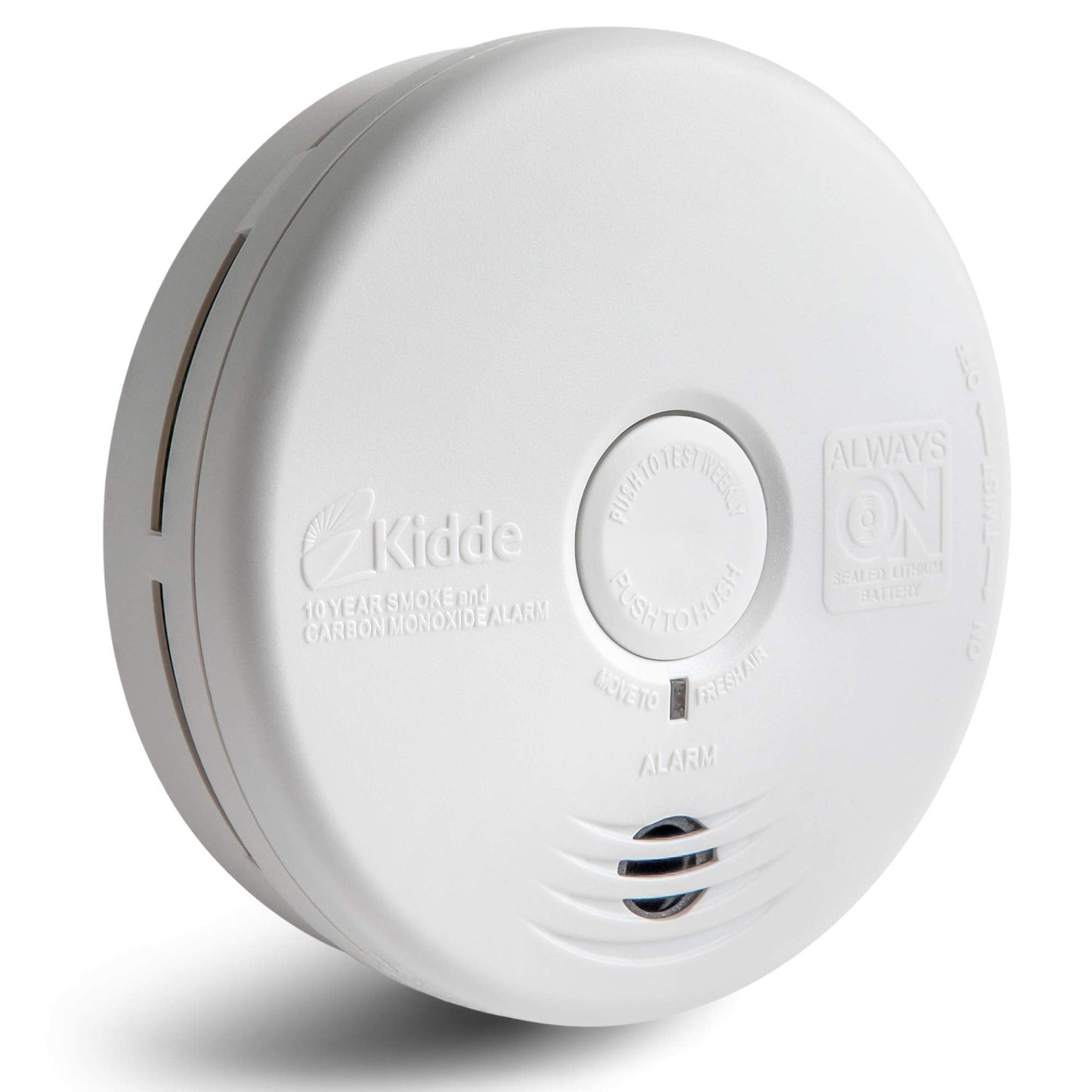 Kidde 21010170 10 Year Smoke and Carbon Monoxide Alarm Detector | Photoelectric | Kitchen | Model P3010K-CO