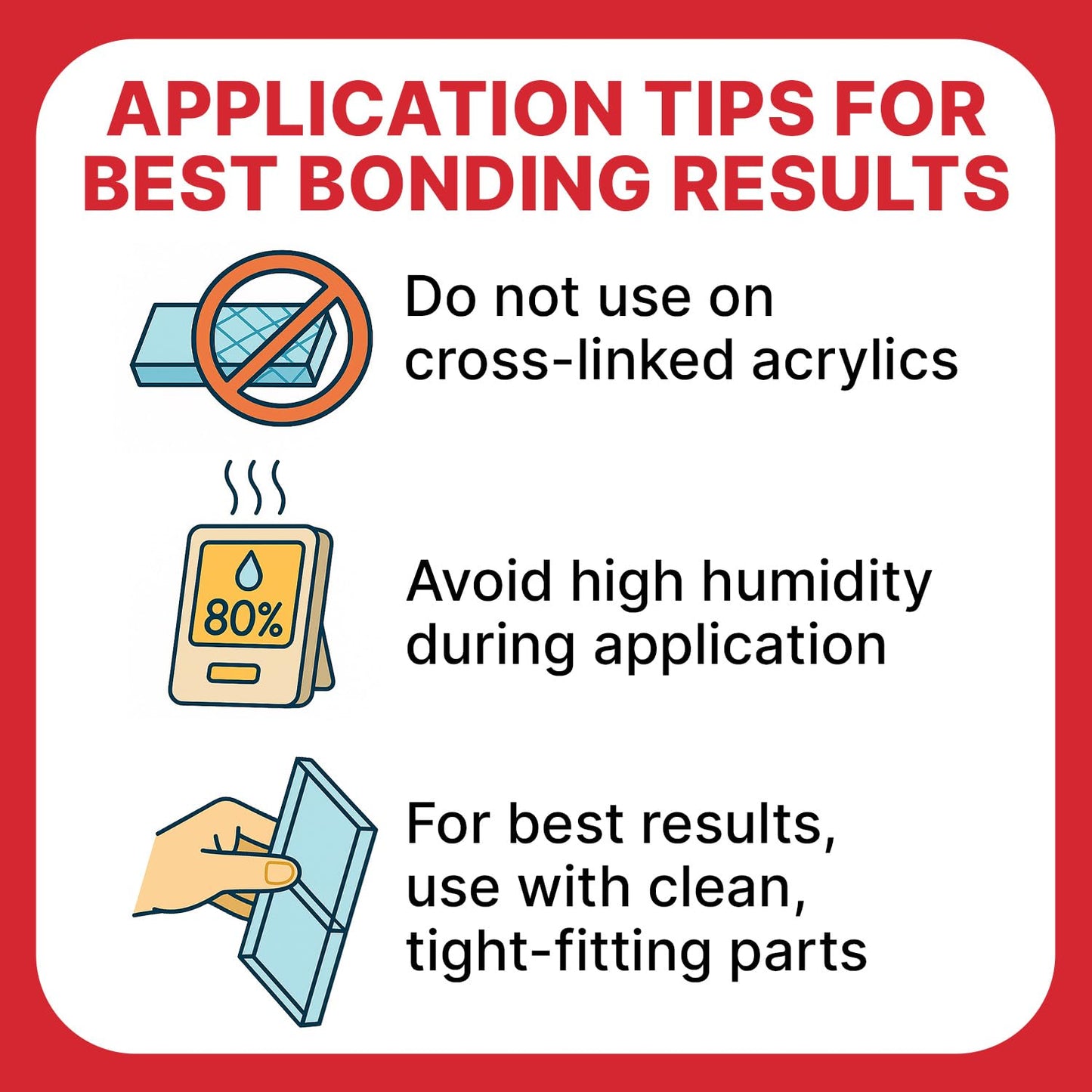 Acrylic Bonding Cement with Applicator Bottle [4 oz] – Clear Glue for Plexiglass, Sheets & Plastic – Fast-Setting Adhesive, Cement, and Glue for Acrylic Sheets and Plexiglass Clear