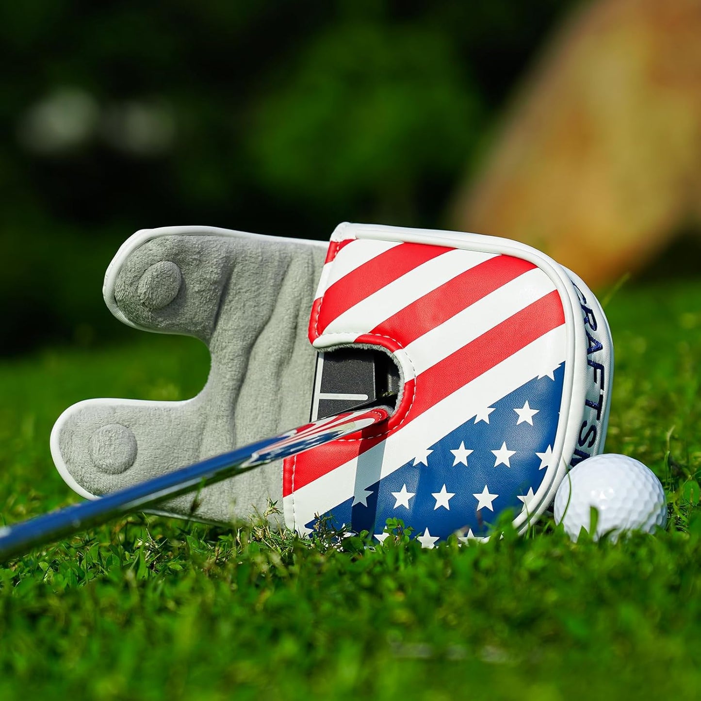 CRAFTSMAN GOLF USA America Mallet Blade Putter Cover Headcover for Scotty Cameron Odyssey LAB