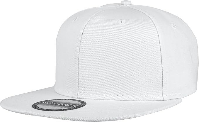 Gelante Snapback Hats for Men - Flat Bill Brim Baseball Cap Hat - Plain Blank Adjustable