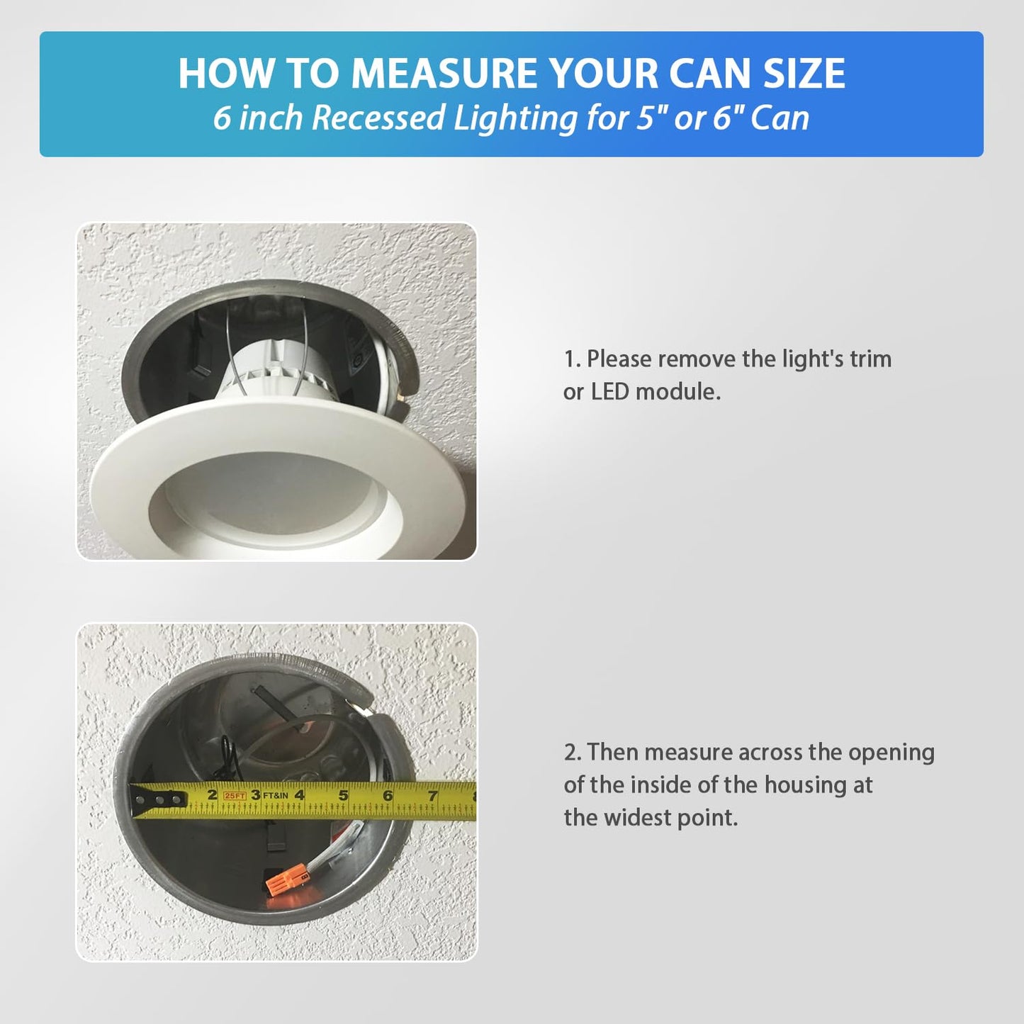 Lvwit 24 Pack 6 Inch Led Recessed Lighting Retrofit  5Cct Selectable 2700K-6000K  10W=120W 1000Lm Dimmable Ceiling Can Lights  Ic Rated Led Ceiling Light Fixtures For 5  Or 6  Recessed Cans