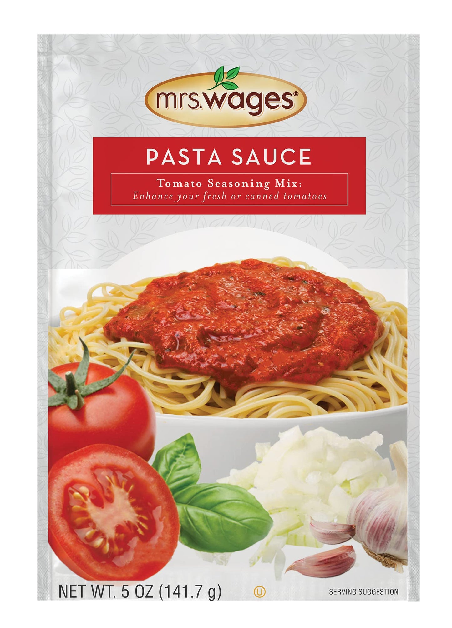 Mrs. Wages Pasta Sauce Canning Mix, Easy-To-Use, Simple Homemade Pasta Sauce, Great Flavor, Easy To Freeze or Serve Fresh, 5 oz
