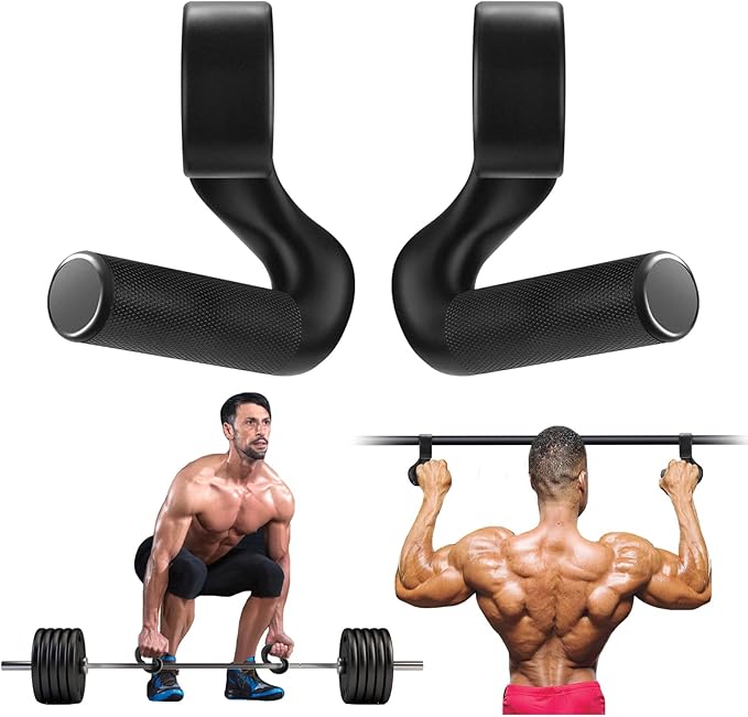 Rolitwils Neutral Grip Pull Up Handles - Heavy Duty Multi-Purpose Handles for Pull Ups & Deadlifts - Ergonomic Workout Han...
