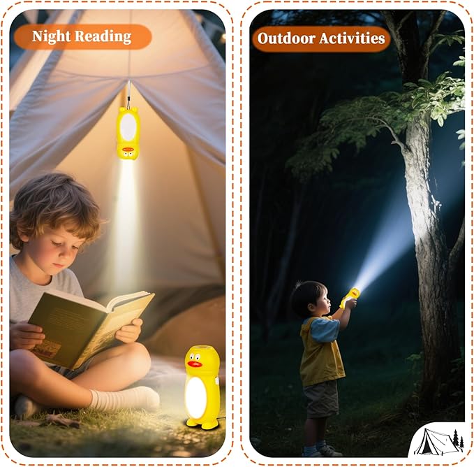 KunHe 4 Pack Animal Flashlights Stocking Stuffers Kids Small Mini LED Flashlight Camping Essentials for Kids Toddlers Lantern Cute Flashlight Christmas Gift for Girls Boys