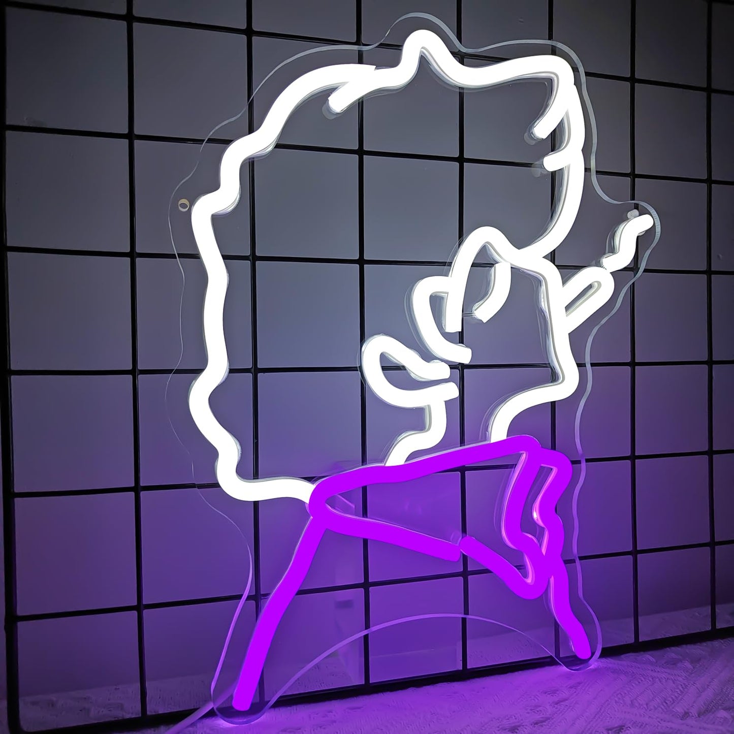 Anime Cowboy Neon Sign Japanese Led Sign Neon Light Sign For Wall Decor Light Up Signs For Bedroom Gamer Room Man Cave Neon Lights For Boys Gifts