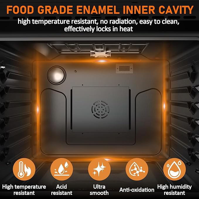 LinTimes Stainless Steel 30" Touch Control Built-in Oven HEW3001 - Microwave Drawer, Microwave Countertop, Electric Built-in Touch Panel Oven, Microondas Con Extractor De Cocina