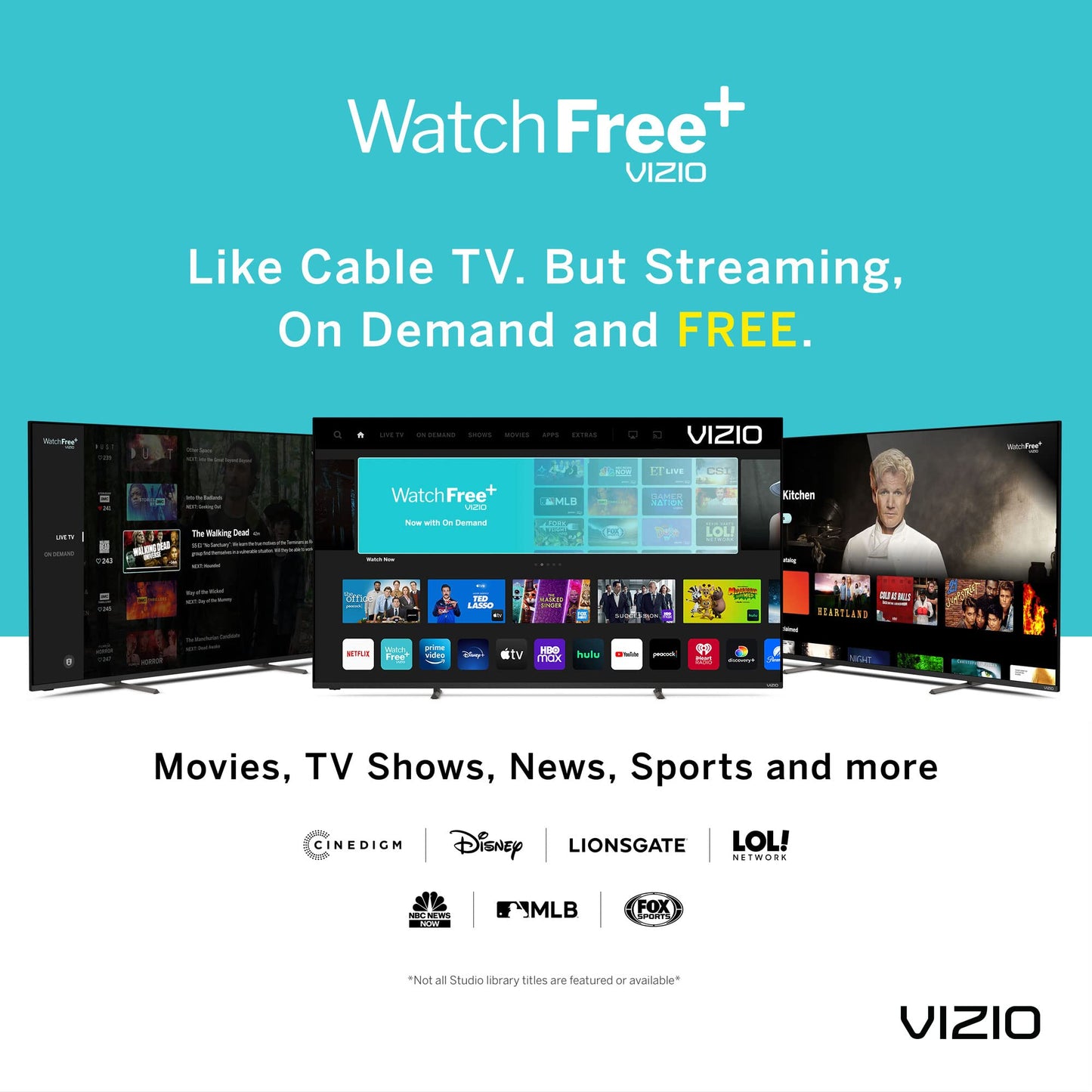 VIZIO 55-Inch M-Series 4K QLED HDR Smart TV with Voice Remote, Dolby Vision, HDR10+, Alexa Compatibility, VRR with AMD FreeSync, M55Q6-J01, 2021 Model (Renewed)