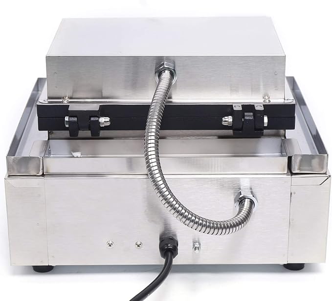 110V Commercial Donut Maker Machine, Electric Stainless Steel Doughnut Maker Double-Sided Heating