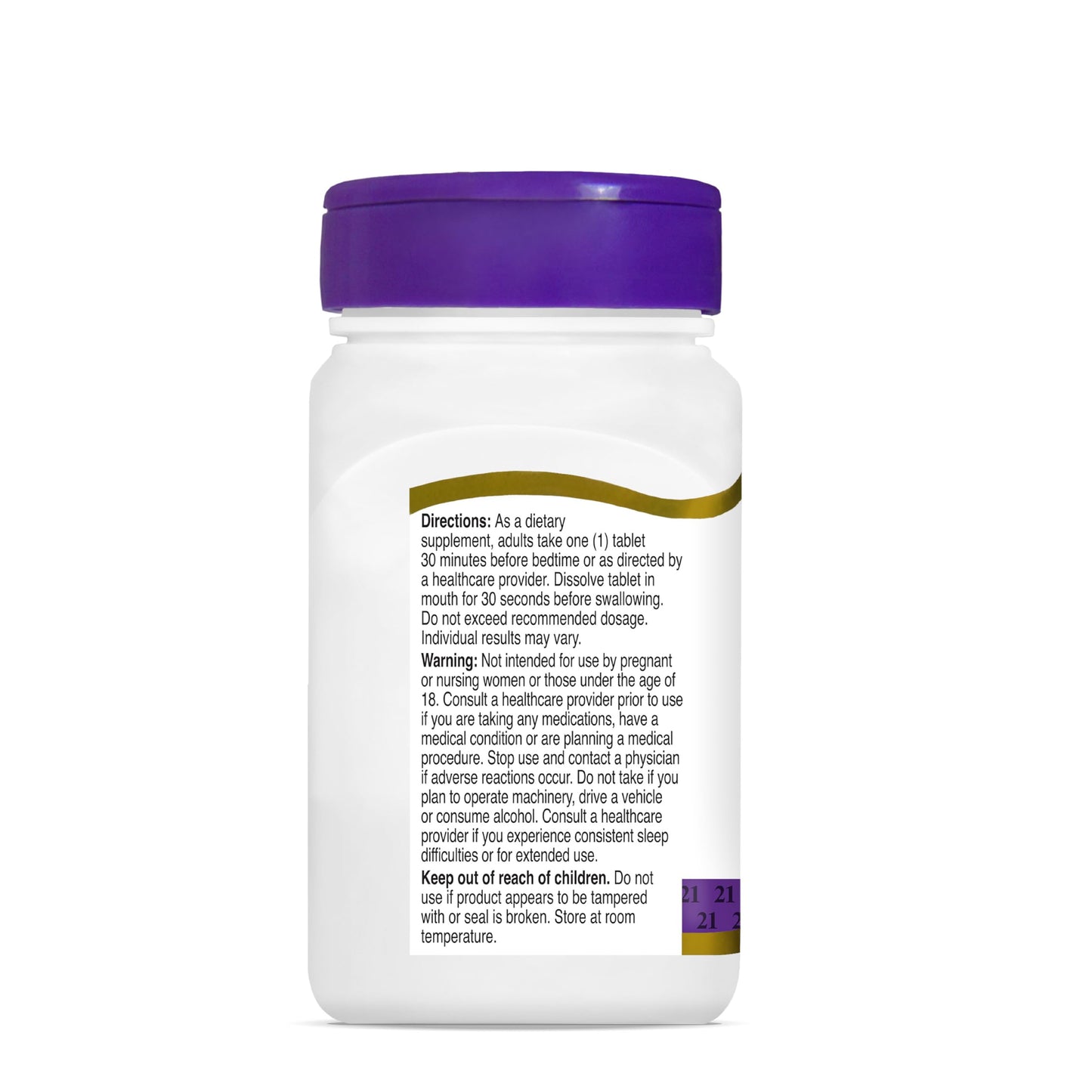 21st Century, Melatonin Quick Dissolve Tablets 10 mg, White, Cherry, 120 Count
