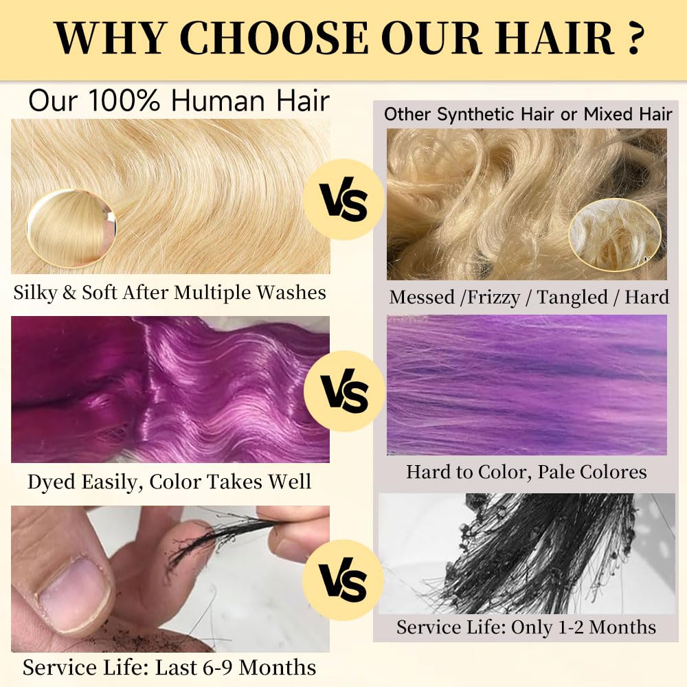 613 13x6 Lace Front Wig Human Hair 30 Inch 100% Real Blonde Wig Human Hair Body Wave HD Lace Front Wigs Human Hair 200 Density E