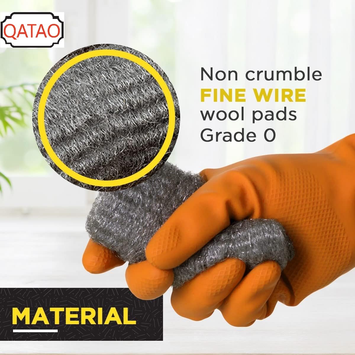 0000 Steel Wool for Mice Control - 40 Pack Fine Grade Stainless Steel Wool for Filling Holes, Rodent Proofing & Home Protection - Metal Wool for Gaps, Wood & Metal Surfaces