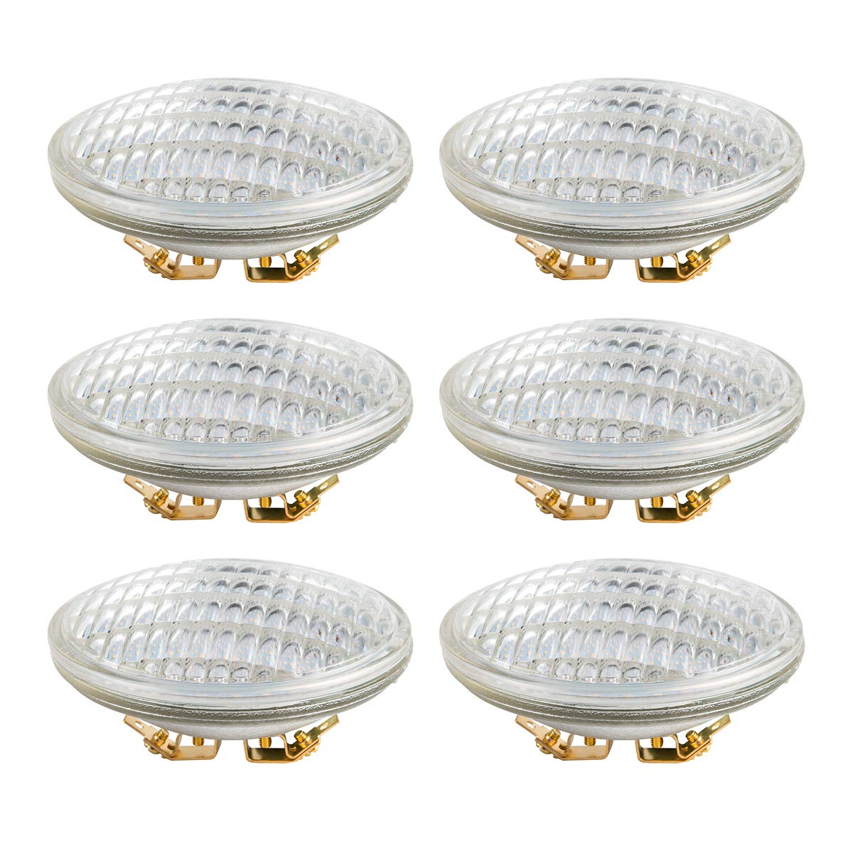 SHUWDKAR PAR36 LED Landscape Bulb 12V 12W 1280LM Water Resistant 6 Pack 6000K