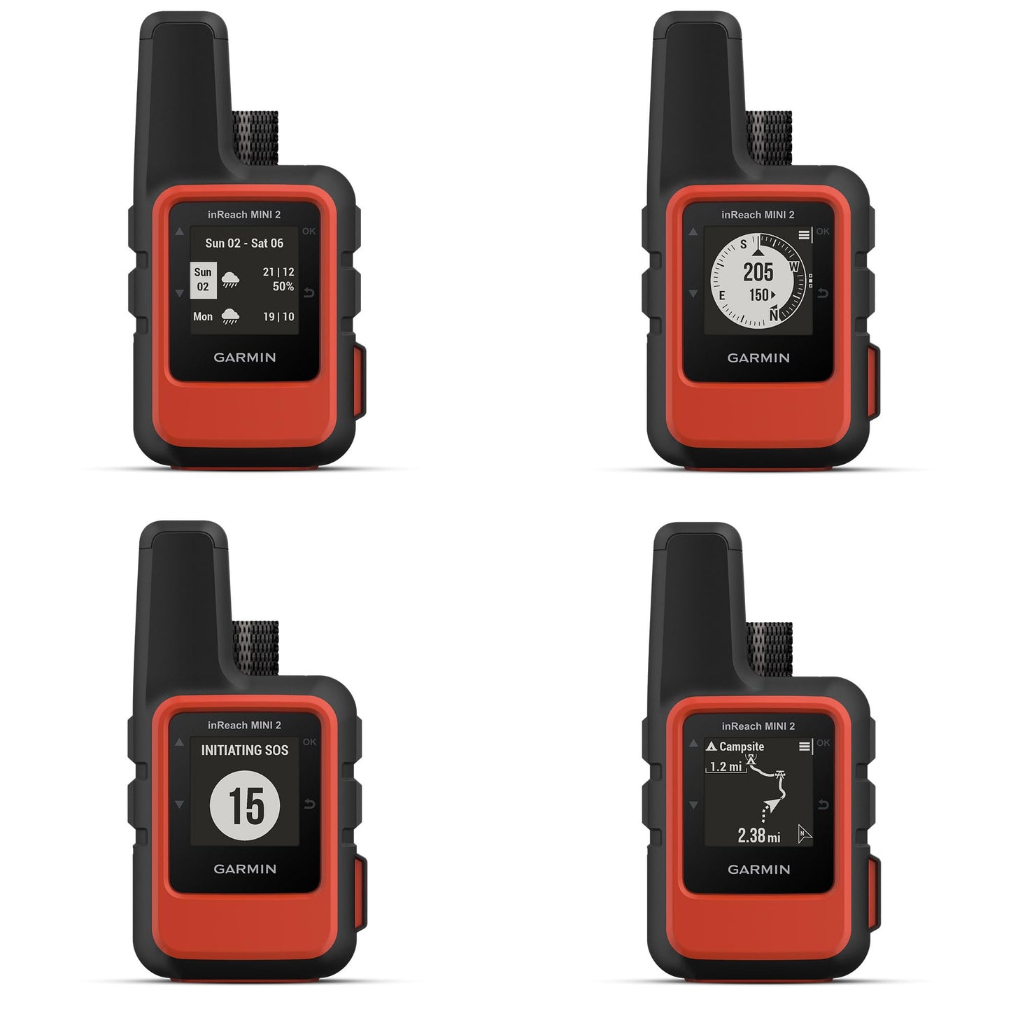 Garmin Inreach Mini 2 Compact Satellite Communicator, Lightweight Rugged Design, Portable Gps Handheld For Hiking, Two-Way Text