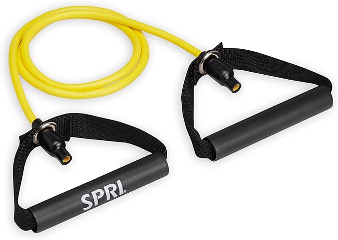 SPRI Xertube Resistance Bands with Handles – All Exercise Cords Sold Separately with Home Gym Workout Fitness Door Anchor ...