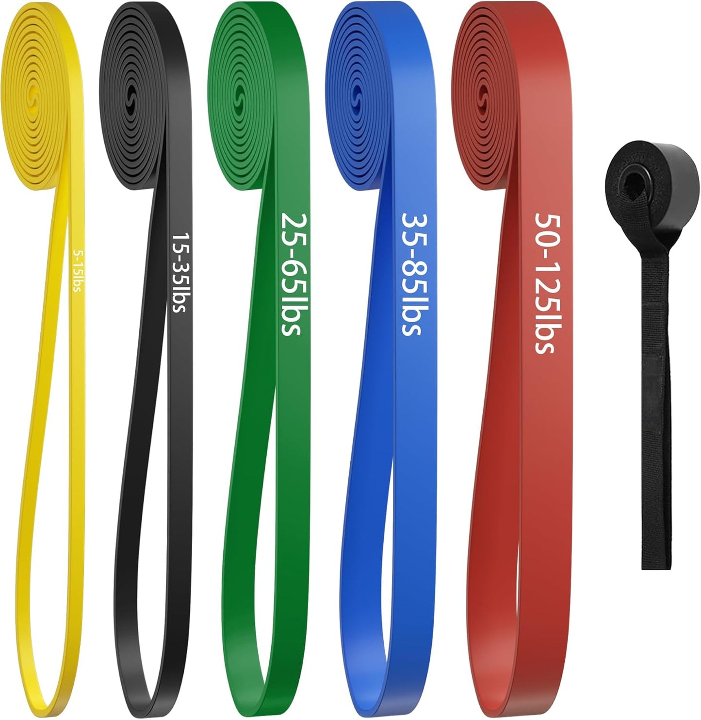 Pull Up Bands, Resistance Bands, Pull Up Assistance Bands Set for Men & Women, Exercise Workout Bands for Working Out, Body Stretching, Physical Therapy, Muscle Training