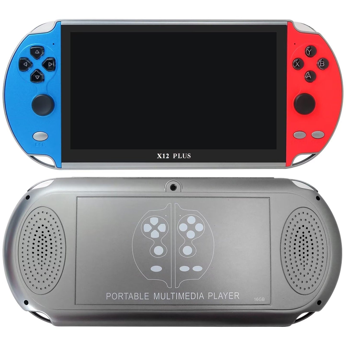 Built-in 10000+ X12 Plus Games Retro Portable Handheld Video Game Console 7 Inch 16GB Color LCD Kids Color Game Player