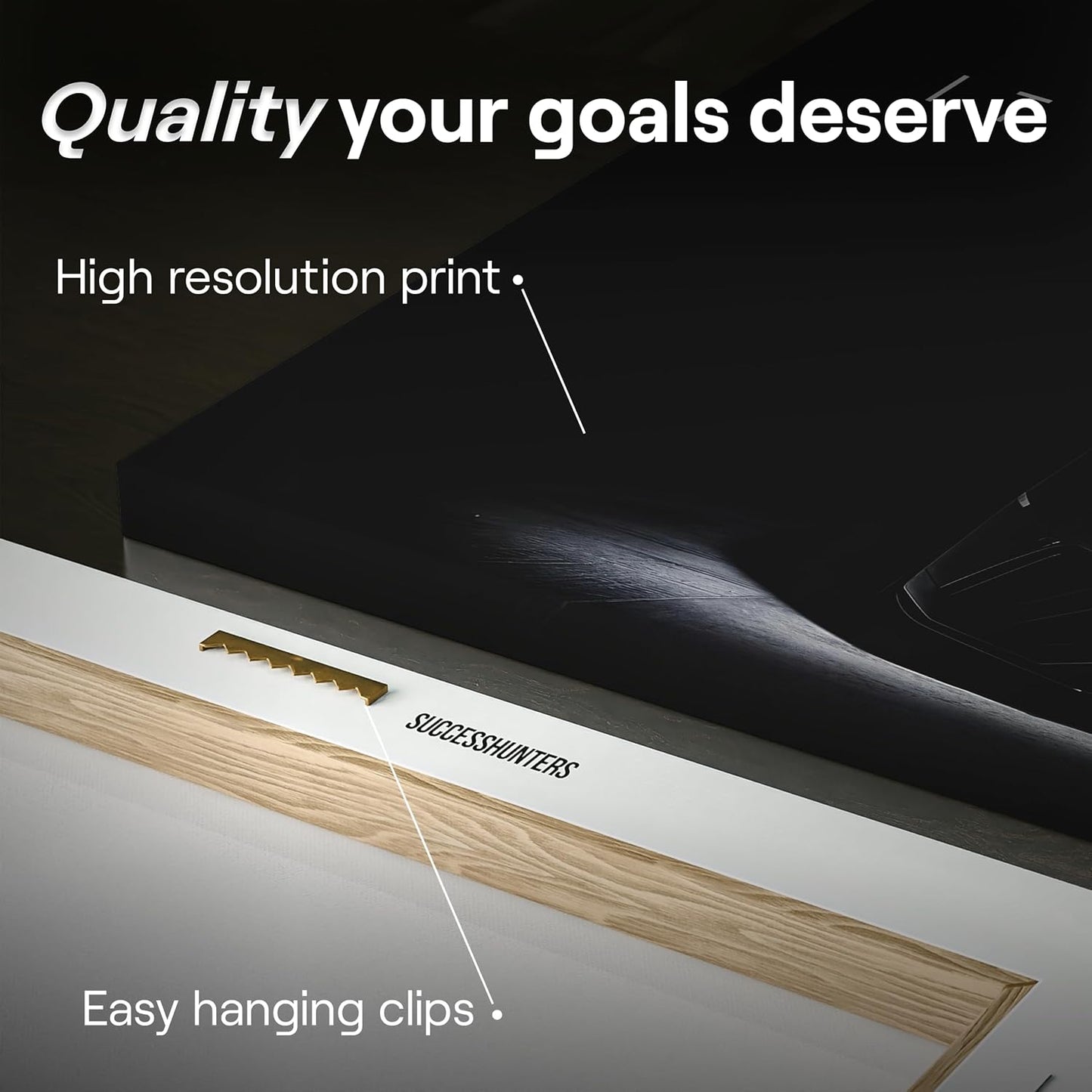 Motivational Wall Art for Office, Super Car Art Canvas, Inspirational Automotive Decor for Lamborghini Aventador Sportscar Lovers, Motivational Wall Decor for Office and Home Car Poster (10" x 20" in)