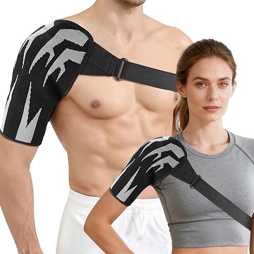 STABLIX Shoulder Brace, Rotator Cuff Support Brace for Pain Relief, Shoulder Sleeve for Preventing Strains and Dislocatio...
