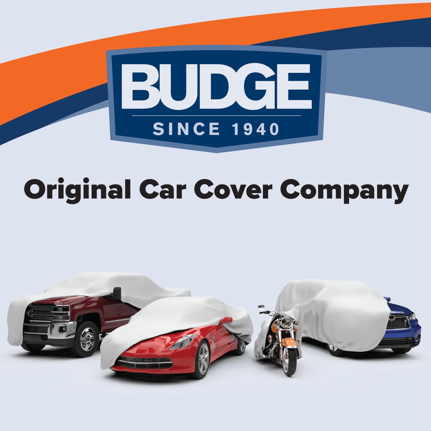 Budge Lite Car Cover, Indoor Protection, Breathable Dustproof Cover, Fits Full-Size Sedans up to 264 Inches, Gray, Size 5