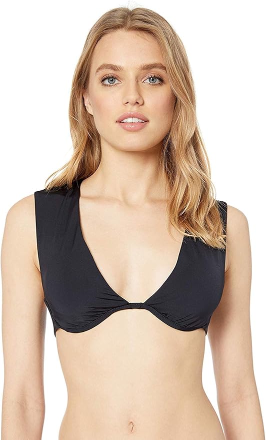 Trina Turk Women's Underwire Cap Sleeve Hipster Bikini Swimsuit Top