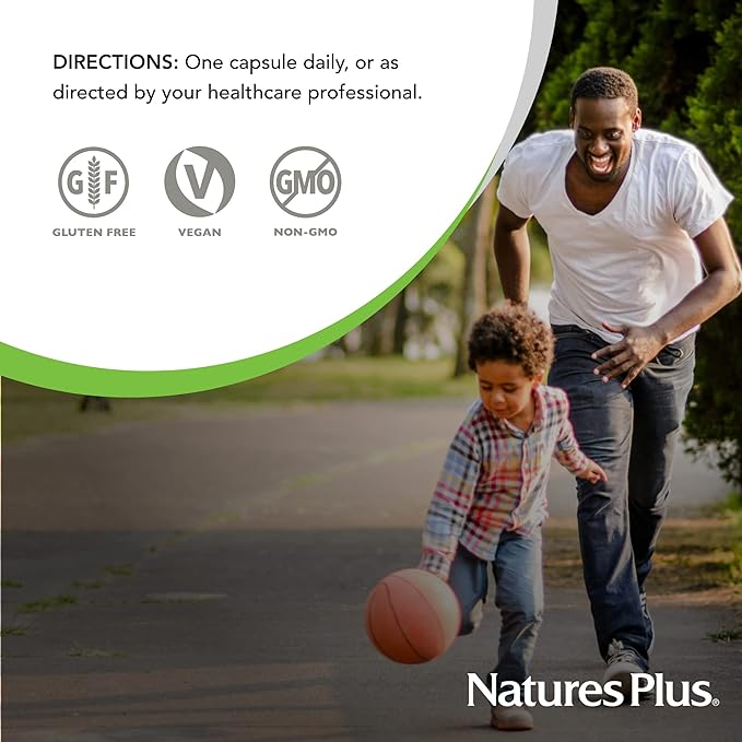 Natures Plus Brainceutix PQQ - 60 Vegan Capsules - Supplement for Memory, Clarity & Brain Power - Enhanced Energy, Anti-Aging - Pyrroloquinoline Quinone (PQQ) - Vegetarian, Gluten-Free - 30 Servings