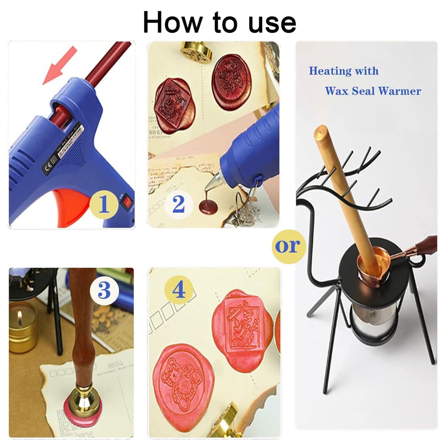 Wax Seal Stick, Ioggtser 26 PCS Mini Glue Gun Wax Seal Stick for Wax Seal Stamp, Sealing Wax Sticks for Wedding Invitations, Cards, Envelopes (White)