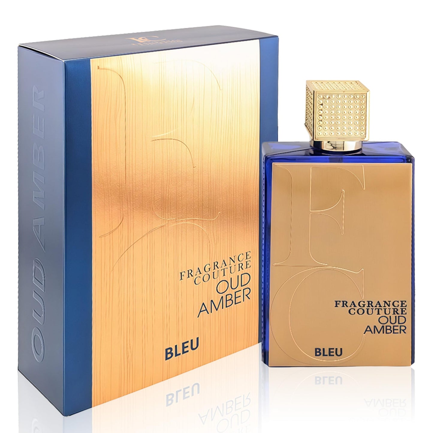 AFLUXE Men/Women Cologne Oud Amber Blue Unisex Perfume 100ml Eau de Parfum - Bold Spicy Amber,Bergamot&Melon Scent for Women & Men Daily Use