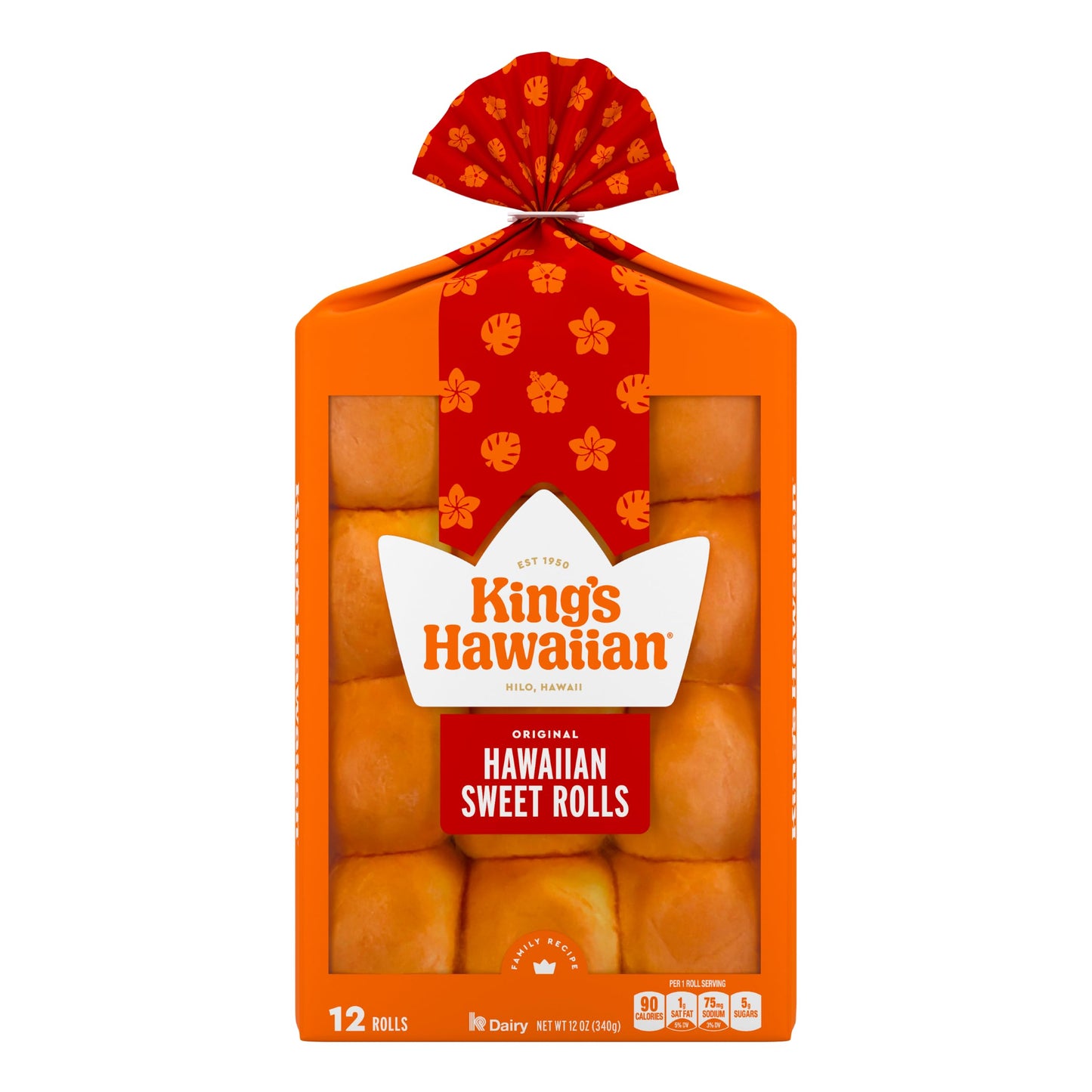 Kings Hawaiian Original Hawaiian Sweet Rolls - 12 Count