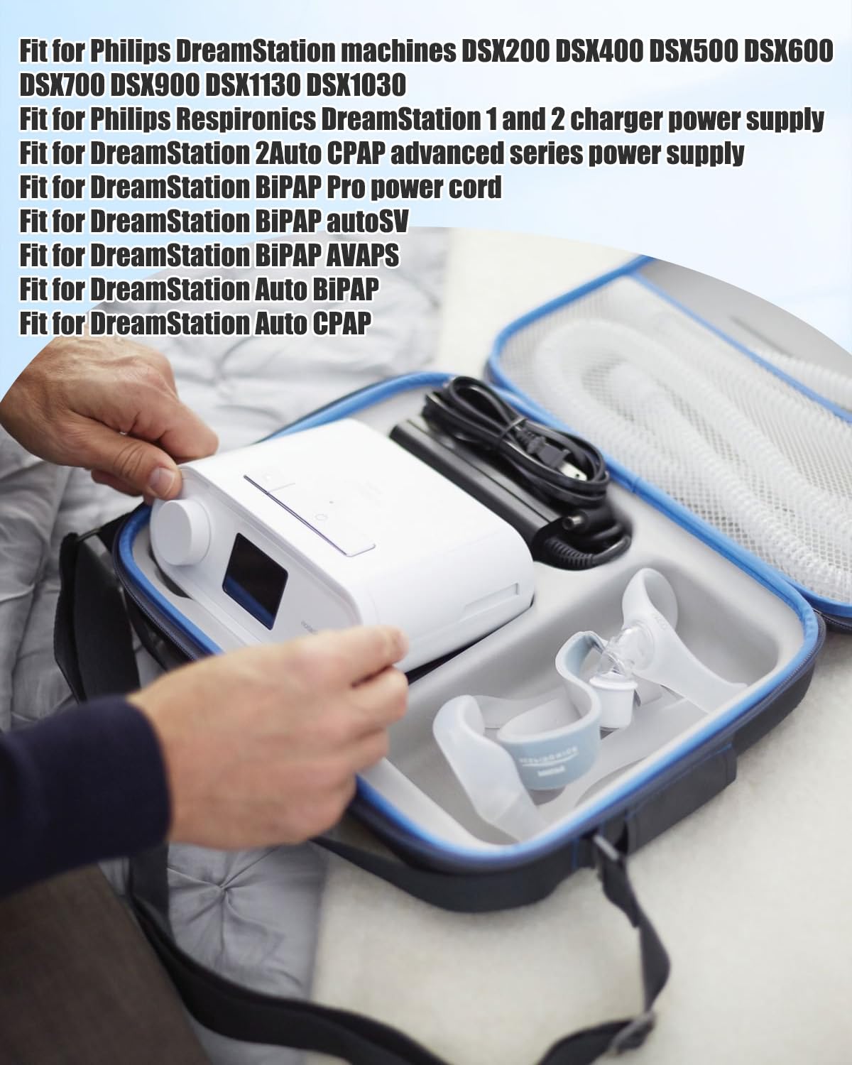 80W 12V 6.67A Charger Compatible with Philips DreamStation DSX200 DSX400 DSX500 DSX600 DreamStation Auto 2CPAP Advanced Series Power Supply, AC Adapter Replace MEA-080A12C MEA080A12C 1118499