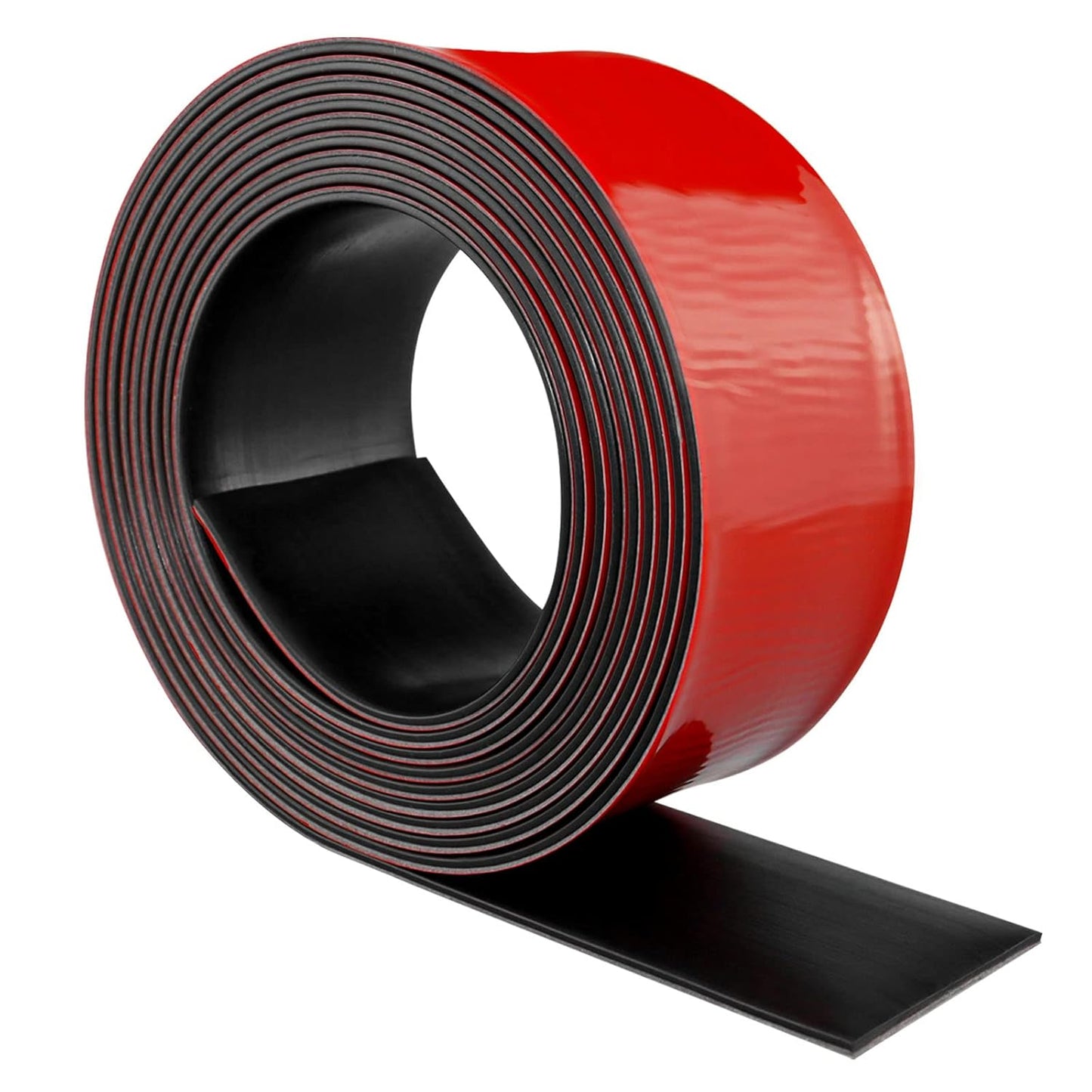 Neoprene Rubber Strips Self Adhesive Solid Rubber Sheets, Rolls & Strips for DIY Gaskets Crafts Pads Seals Warehouse Flooring Neoprene Sheet with Adhesive Backing (2" Wide x 1/16" Thick x 10' Long)