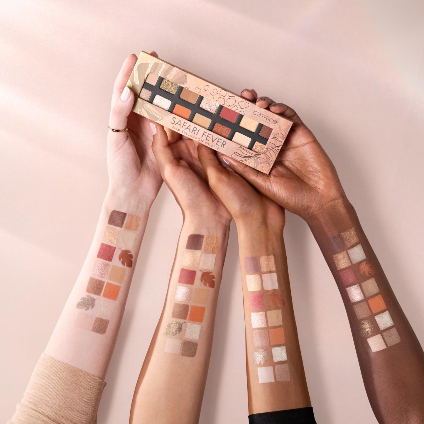 Catrice | Safari Fever Slim Eyeshadow Palette | 14 Highly-Pigmented Matte, Shimmer, & Metallic Shades | Vegan & Cruelty Free