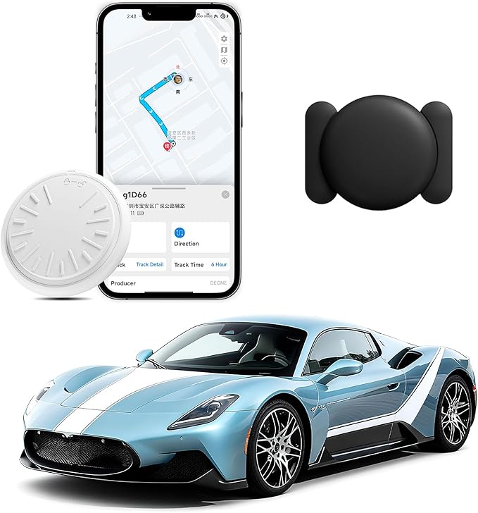 GPS Tracker for Vehicles - Car Tracker Device Hidden for Vehicles, Real-Time Mini Tracker Device for Vehicles, No Monthly ...