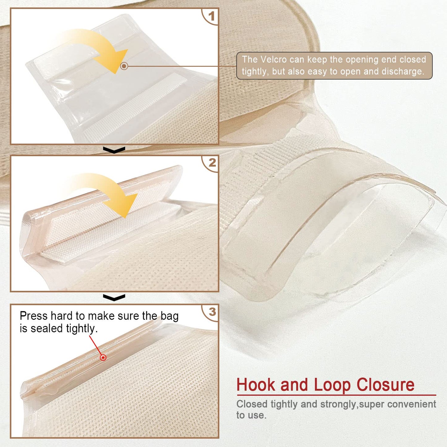 Carbou 21 PCS Ostomy Supplies Colostomy Bags Two Piece Drainable Pouches with Closure 12", Ileostomy Stoma Care,Cut-to-Fit(15pcs Bags+6pcs Barrier)