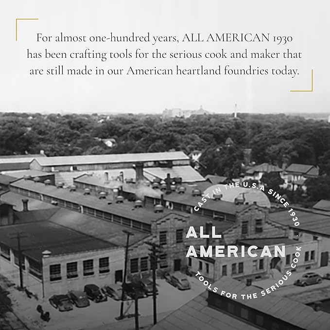 All American 1930: 21.5qt Pressure Cooker/Canner (The 921) - Exclusive Metal-to-Metal Sealing System - Easy to Open & Close - Suitable for Gas, Electric, or Flat Top Stoves - Made in the USA