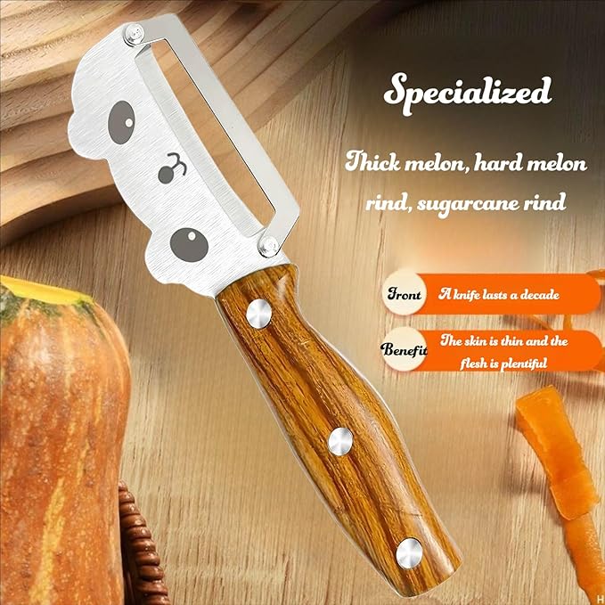 Vegetable Peeler Sharp Stainless Steel Blades for Sugarcane Pumpkin Papaya Potato pineapple Peeling Tool