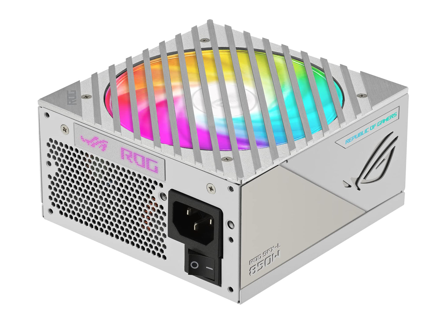 Asus Rog Loki Sfx-L 850W Platinum White Edition (Fully Modular Power Supply, 80+ Platinum, 120Mm Pwm Argb Fan, Aura Sync, Atx 3.