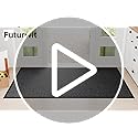 Futurwit Front Door Mat, 48" x 36" Heavy Duty Indoor Outdoor Doormat, Non-Slip, Rubber Backing Low Profile, Welcome Commer...