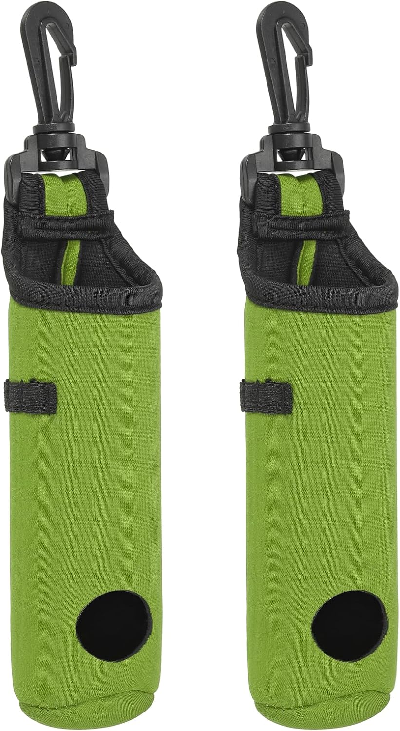 PATIKIL Golf Ball Carry Bag Golf Tee Holder Pouch Portable Neoprene Golf Ball Holder with Clip for Men and Women