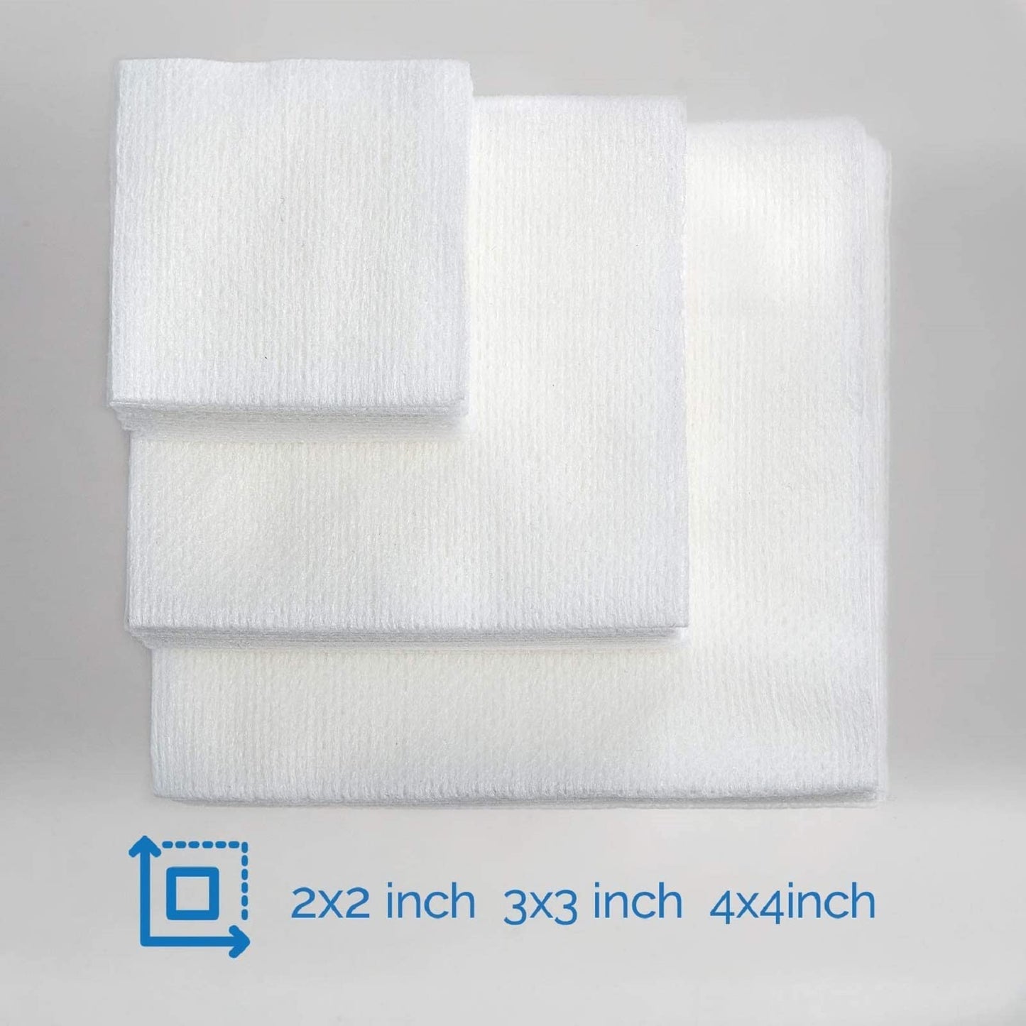 JMU 1000 Gauze Pads 2x2, Sponge Non-Woven 4-Ply Non-Sterile Dental Pads All Purpose Gauze